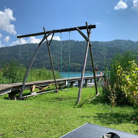 Apartamento Haus Waldblick Weissensee Exterior foto