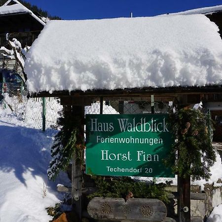 Apartamento Haus Waldblick Weissensee Exterior foto