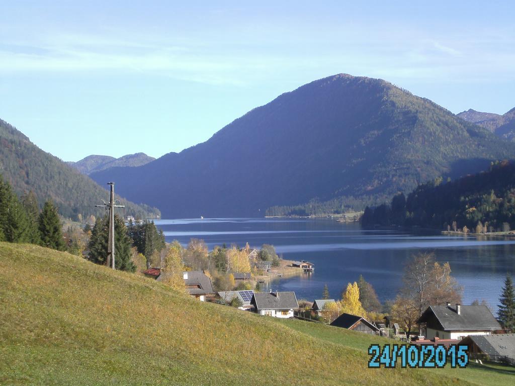 Apartamento Haus Waldblick Weissensee Exterior foto