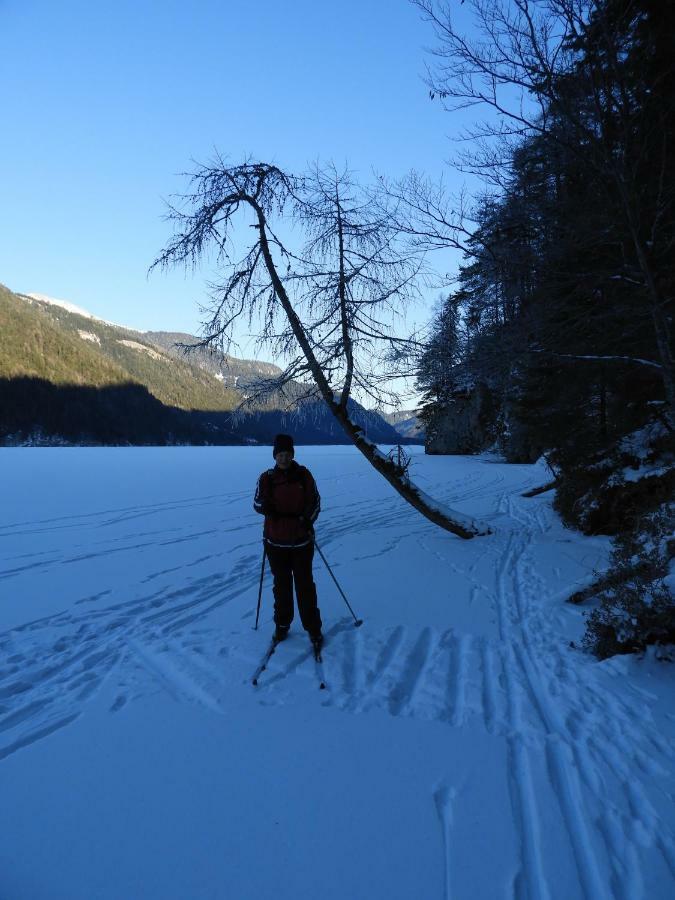 Apartamento Haus Waldblick Weissensee Exterior foto