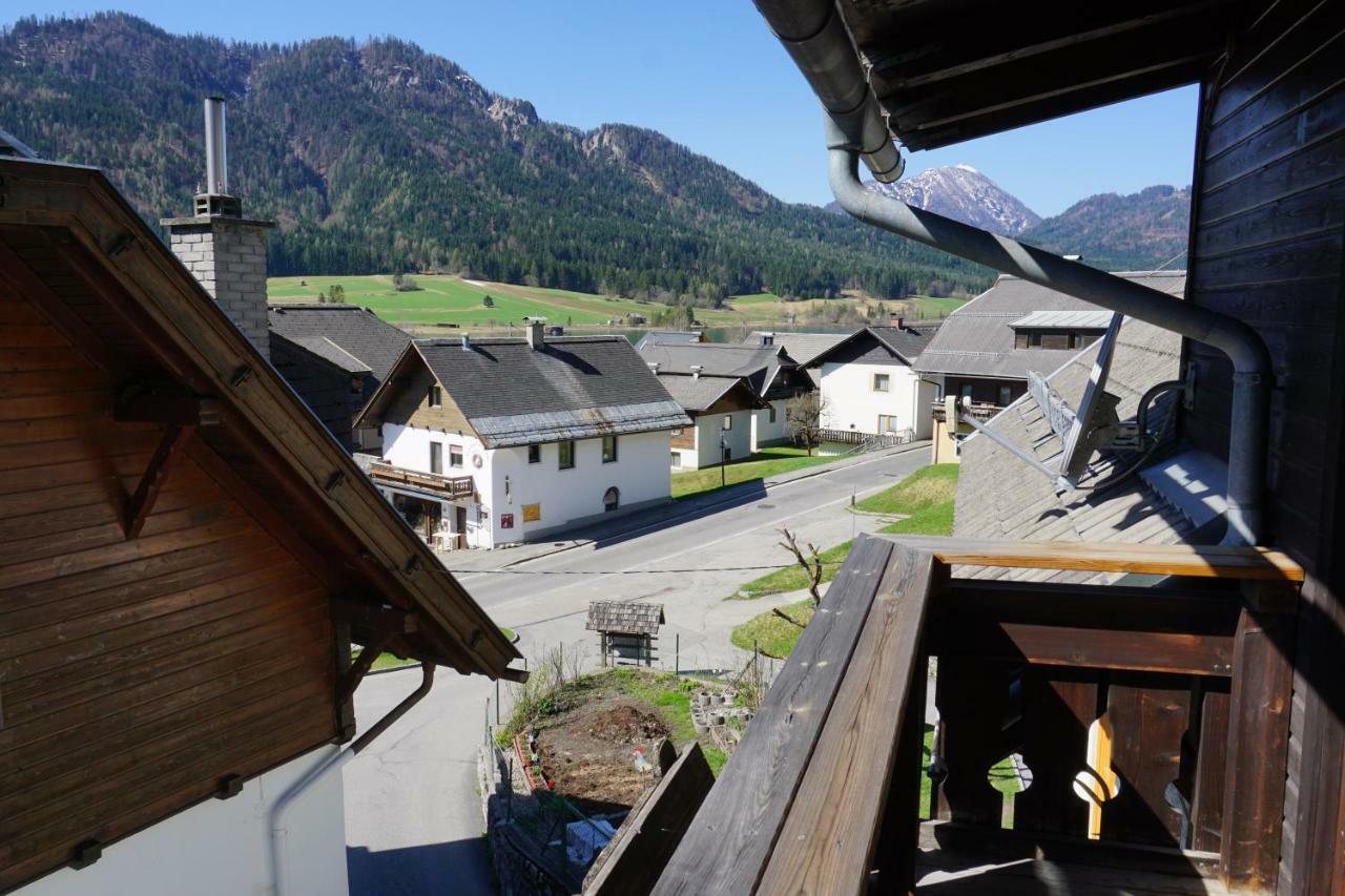 Apartamento Haus Waldblick Weissensee Exterior foto