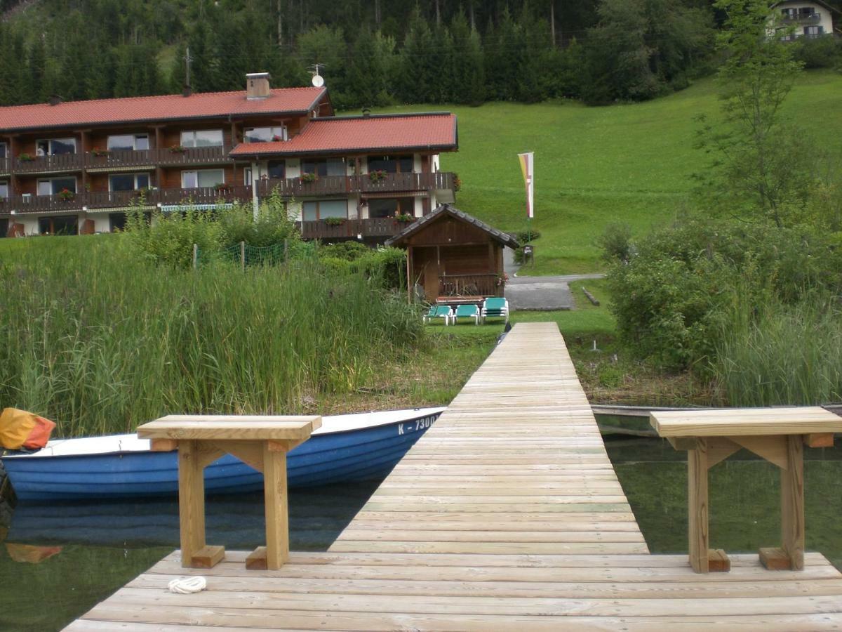 Apartamento Haus Waldblick Weissensee Exterior foto